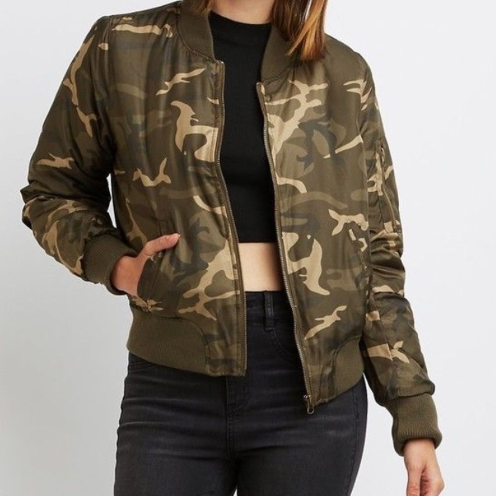 Camo Bomber jacket